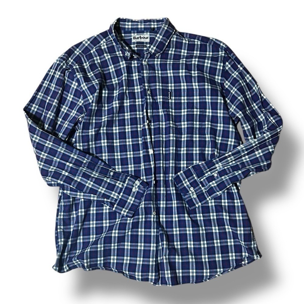Barbour Highland Check 8 Mens Tailored Shirt Longsleeve Size‎ XXLarge